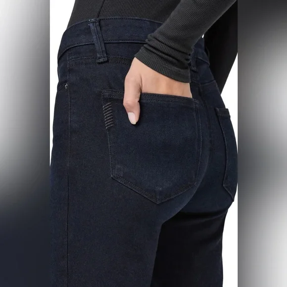 PAIGE Women's Hoxton Ankle Skinny Jeans in Black Size 32 - Picture 3 of 10